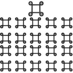 Kit Estribo 10x10 Palanque Pilar Concreto 1500 Peças