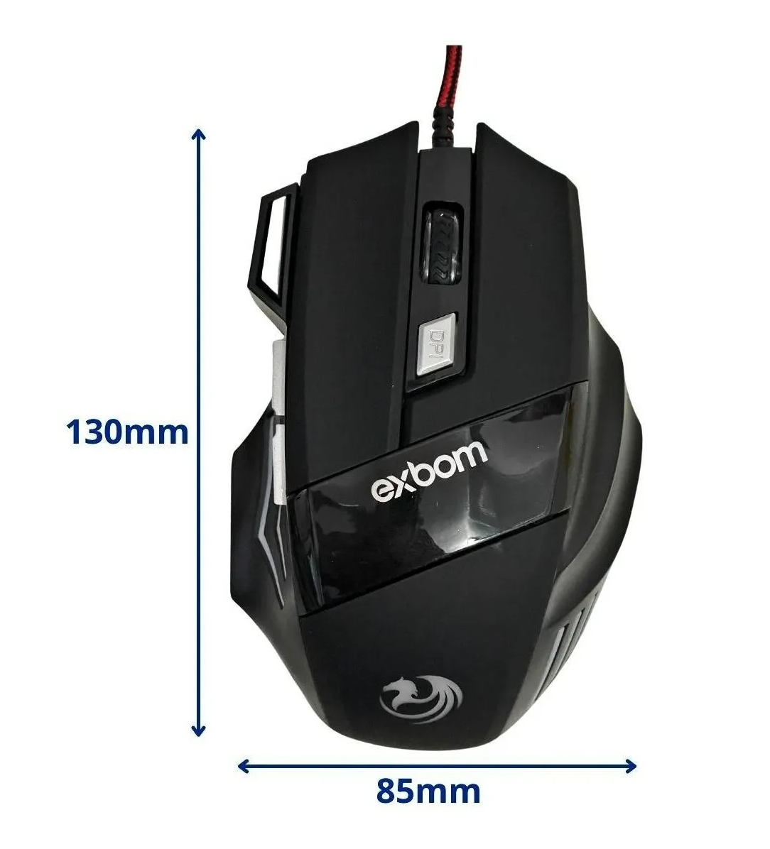 Mouse Para Jogo Gamer Ms G260 Preto Rgb Led 7 Botoes - Image 9