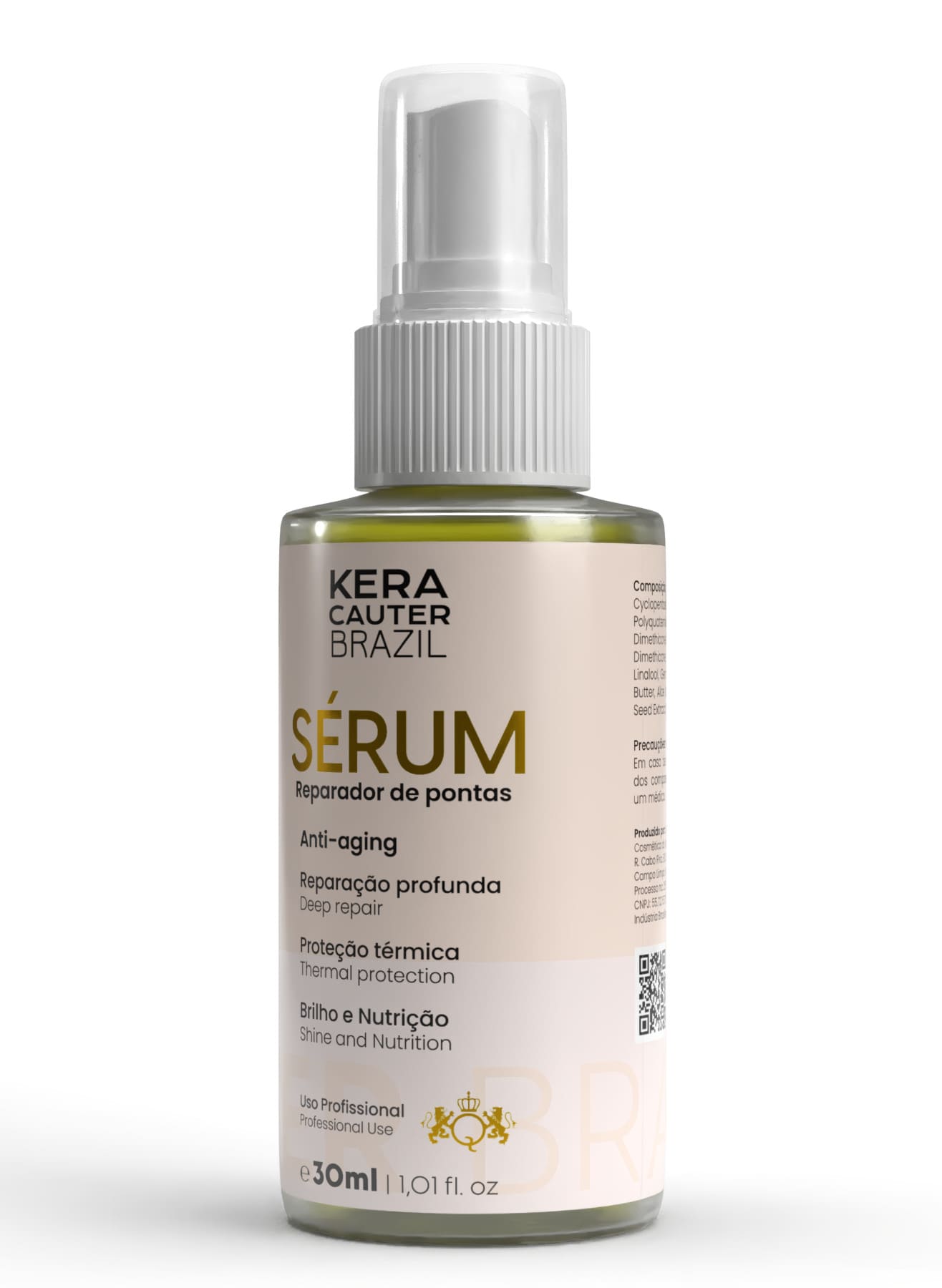 Oleo Reparador de Pontas Kera Cauter Brazil 30ml - Image 8