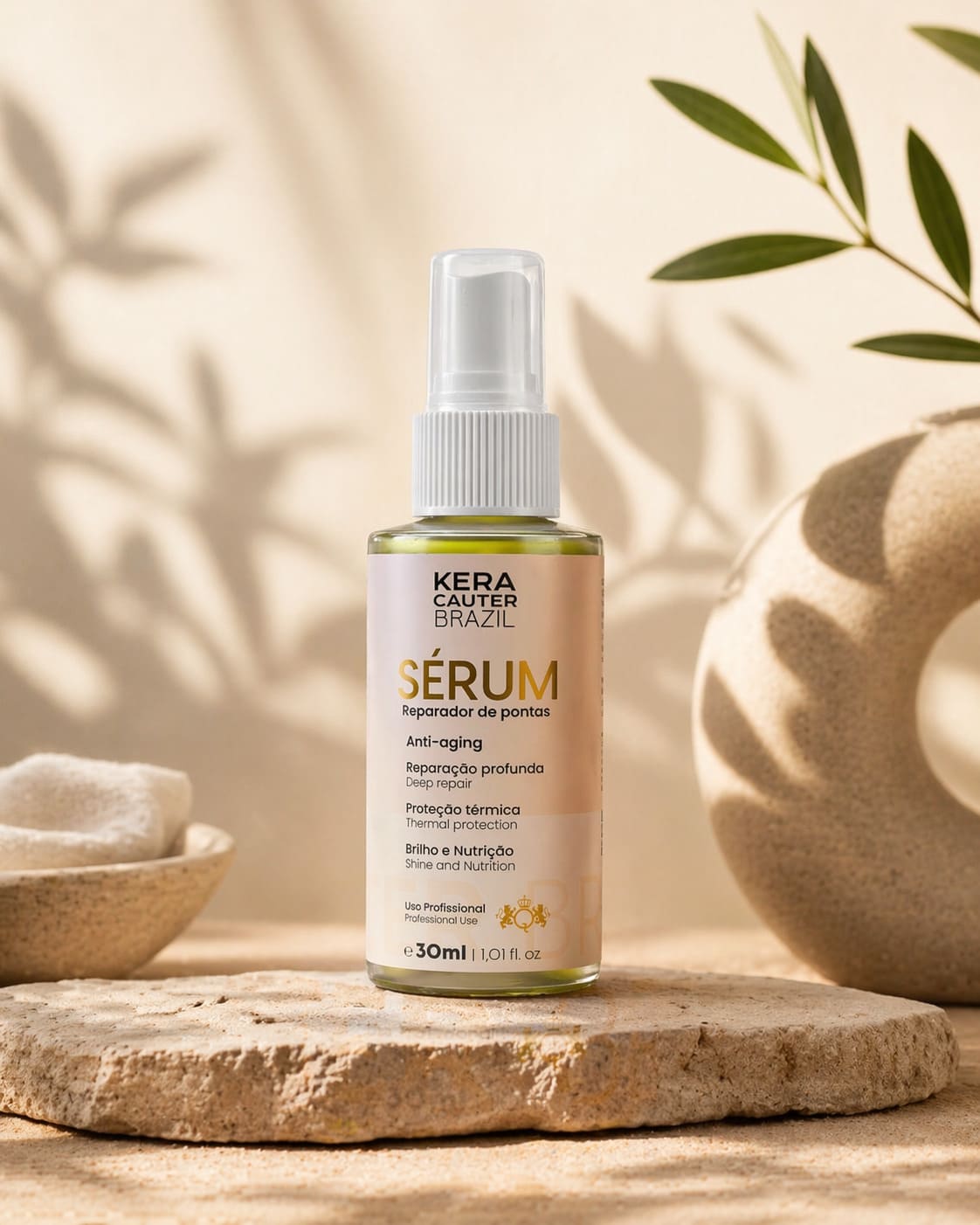 Oleo Reparador de Pontas Kera Cauter Brazil 30ml - Image 3