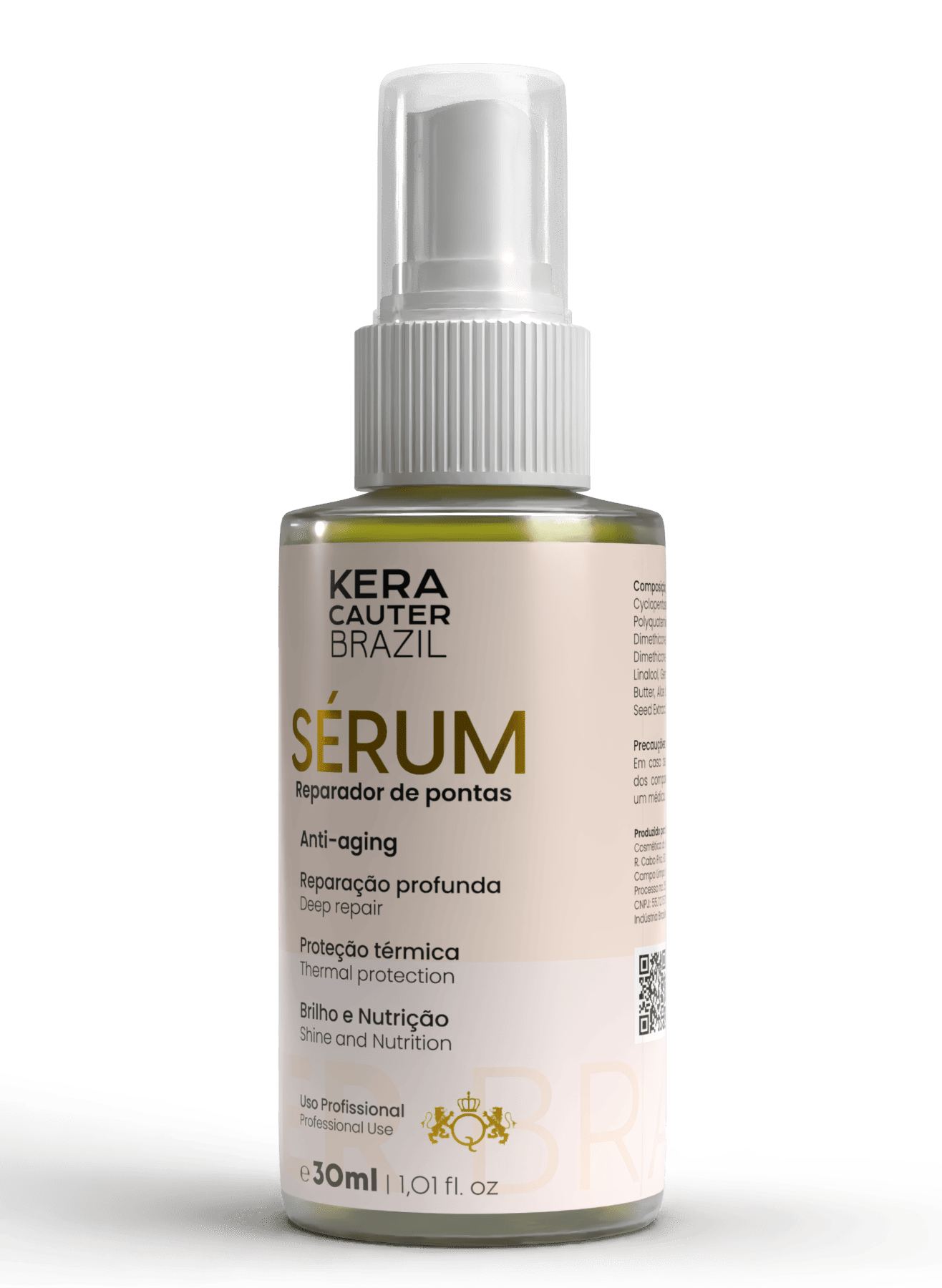 Oleo Reparador de Pontas Kera Cauter Brazil 30ml - Image 9