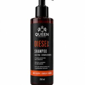Melhor Shampoo Masculino Queen Diesel 250ml Anti Caspa