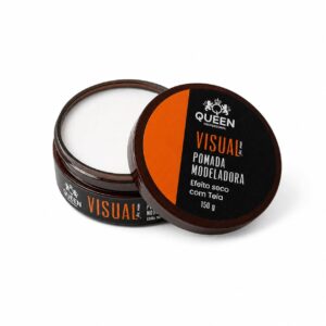 Pomada Modeladora Queen Visual 150g Efeito Teia Boa Fixação