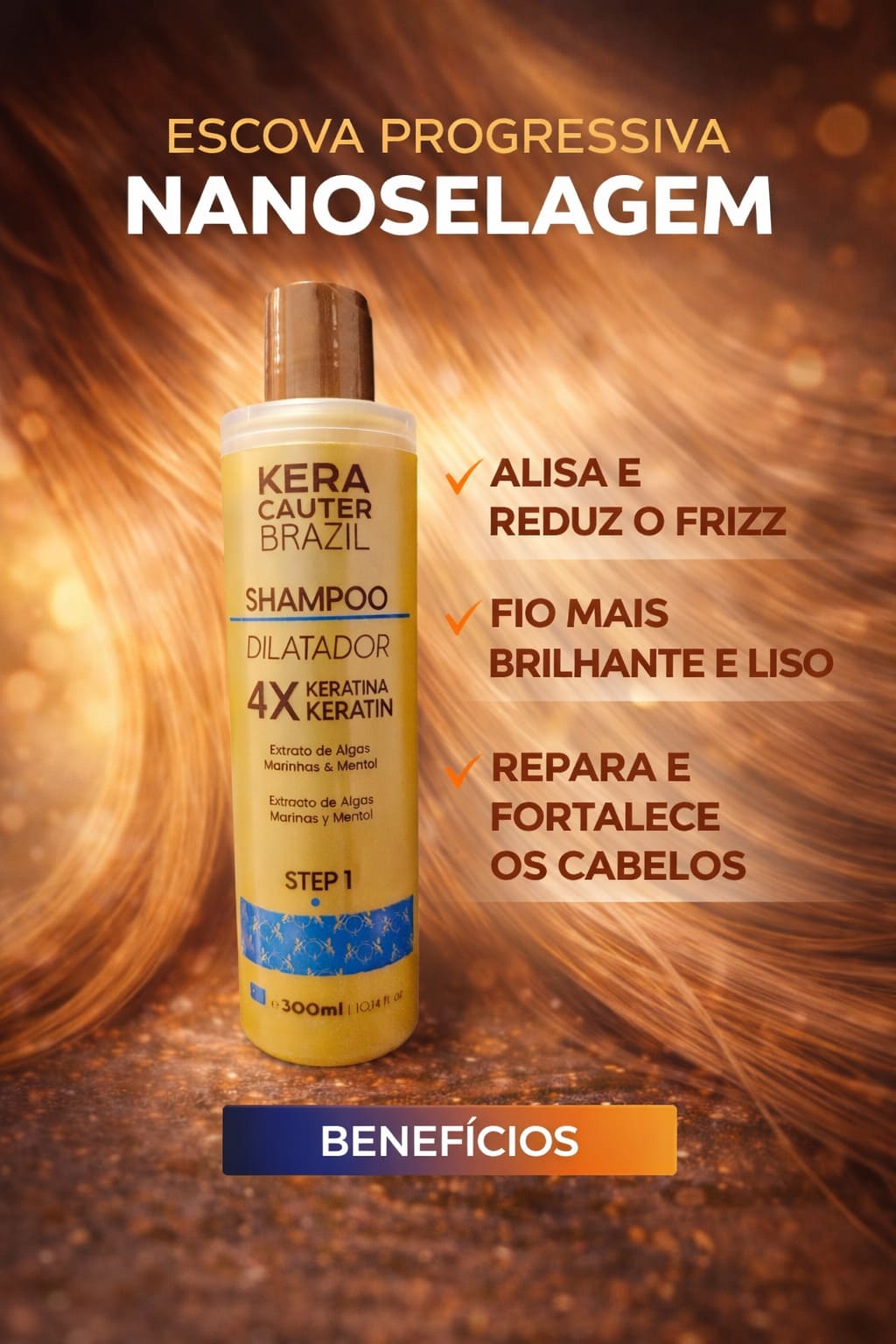 Escova Progressiva Profissional Nanoselagem Kera Cauter - Image 4