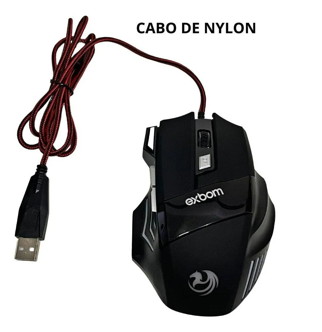 Mouse Para Jogo Gamer Ms G260 Preto Rgb Led 7 Botoes - Image 8
