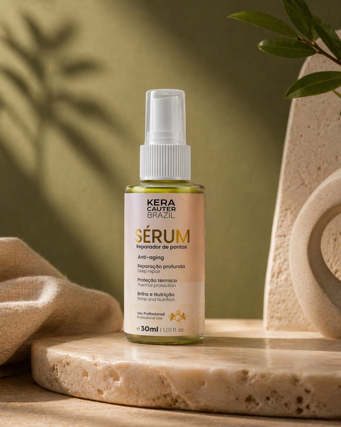 Oleo Reparador de Pontas Kera Cauter Brazil 30ml - Image 4