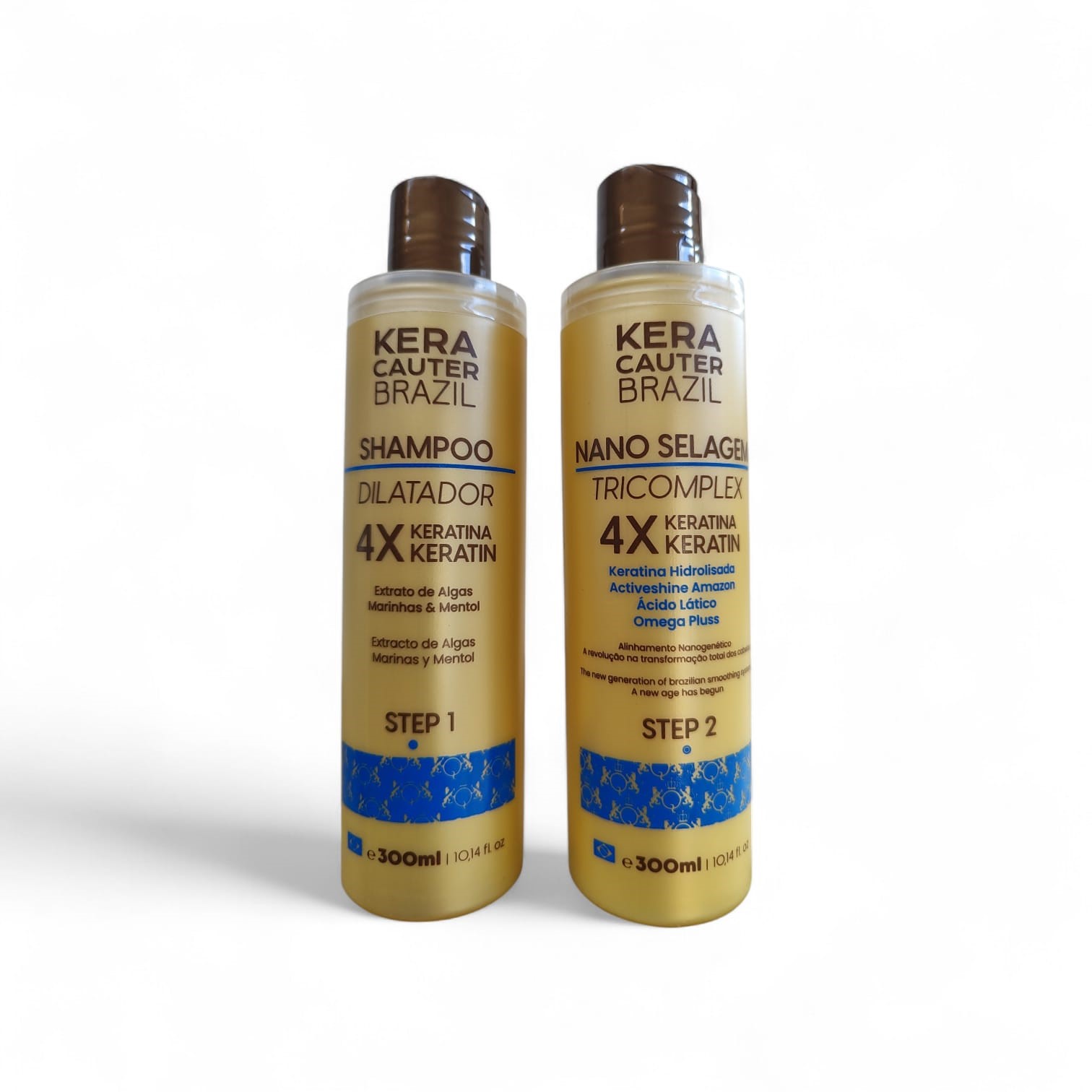 kit Escova Progressiva Profissional Nanoselagem Queen 300ML