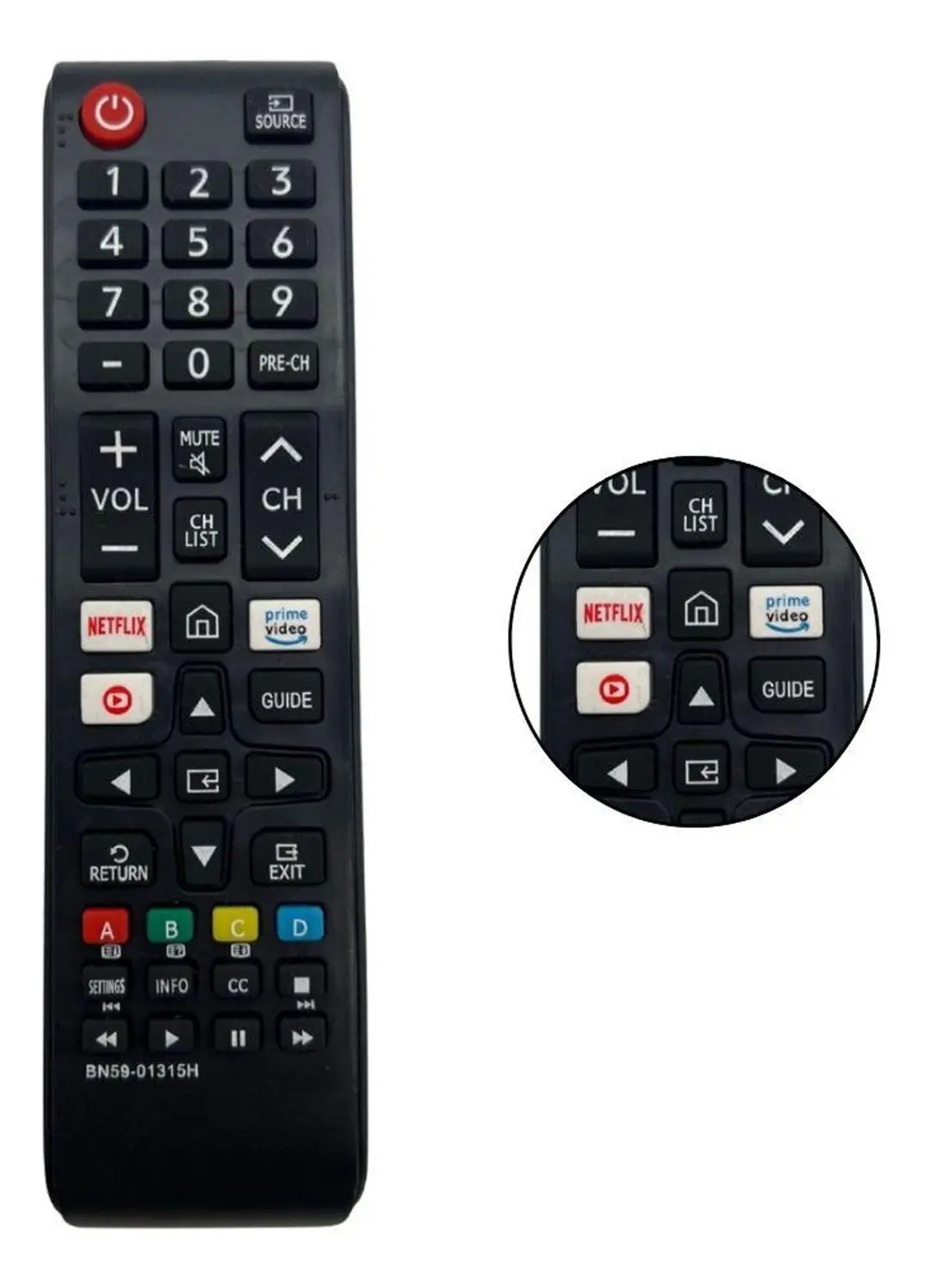 Controles Compatível Smart Tv Samsung Globoplay E Outros