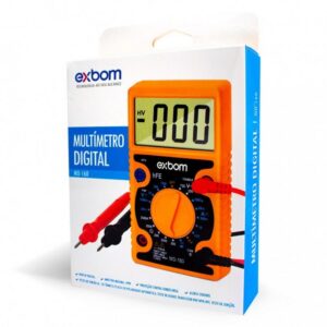 Multimetro Digital Profissional Portatil Original Com Bip