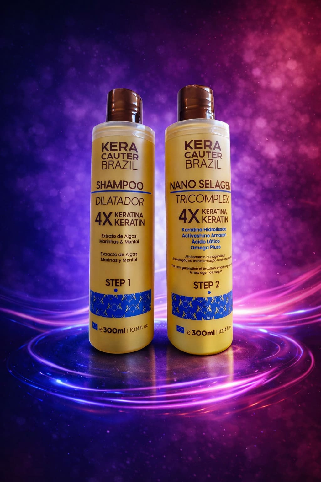 kit Escova Progressiva Profissional Nanoselagem Queen 300ML - Image 3